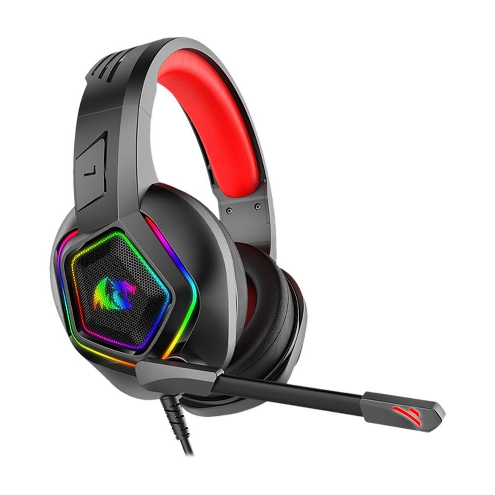 HEADSET GAMER REDRAGON MEDEA RGB PRETO
